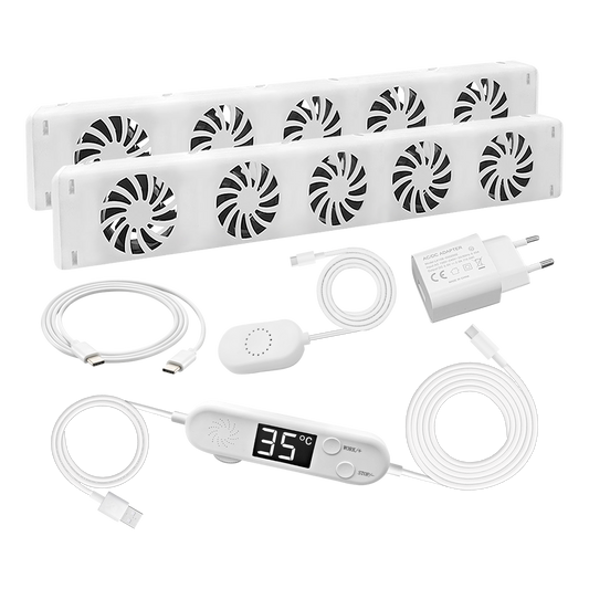 Elektrisk Elementfläkt 47cm 2-pack